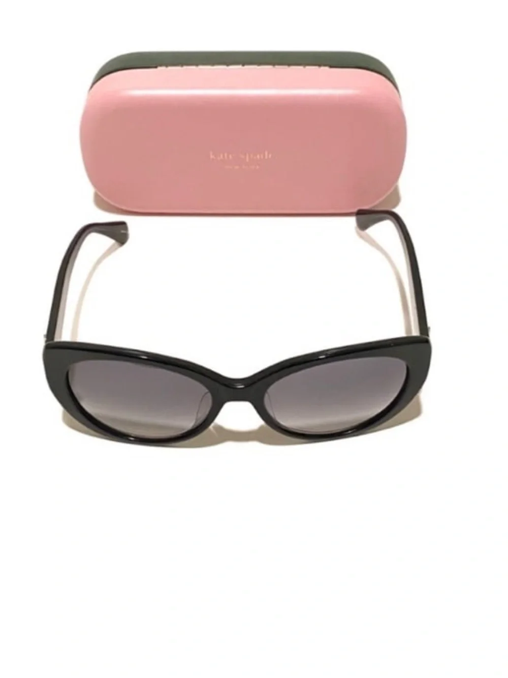 KATE SPADE NEW YORK Black Everett Cat Eye Sunglasses NWT